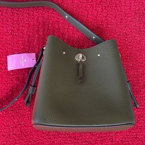 Kate Spade Marti Small Bucket Bag Enchanted Green